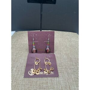 Bundle of Premier Designs Dangle Earrings Gold and Silver Fashion Statement 2